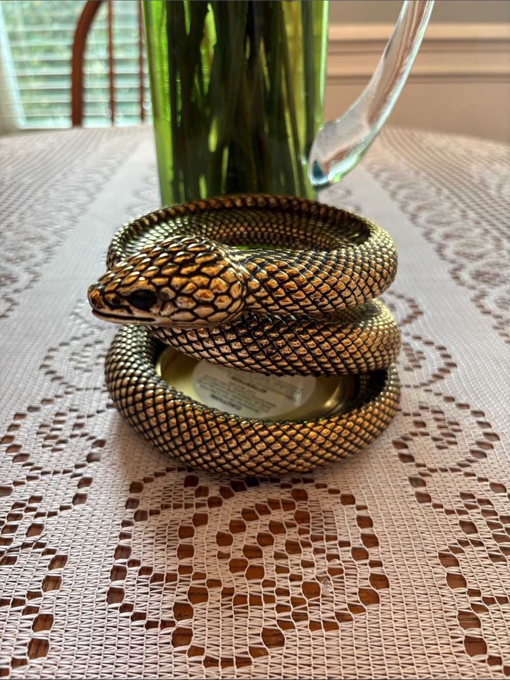 Bath & Body Works Snake 3-wick Candle Holder